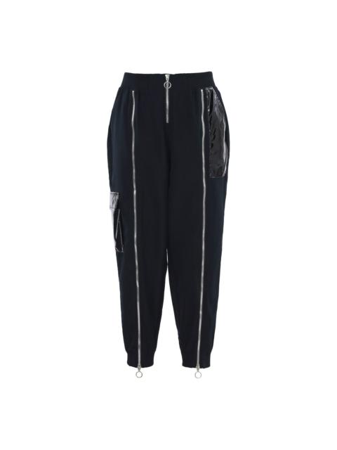 Nike (WMNS) Nike Sportswear Icon Clash Sports Zipper Woven Casual Long Pants/Trousers Black CU6926-010