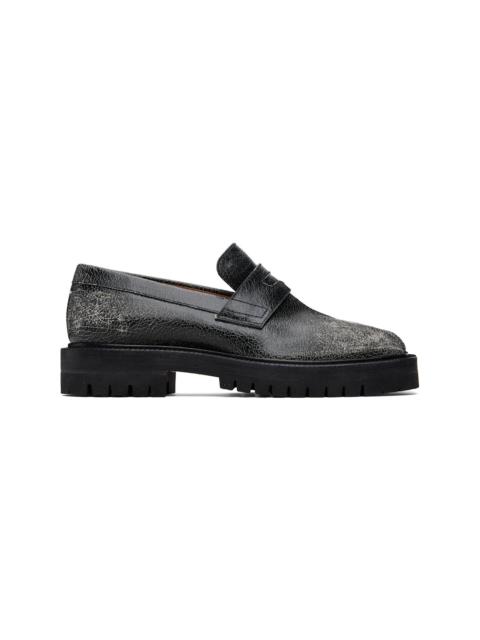 Maison Margiela Black & White Tabi County Loafers