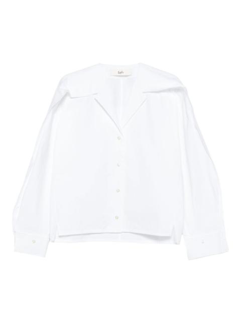 Séfr arc-collar shirt