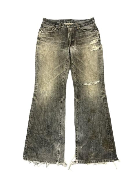 Other Designers FLARED💥THRASHED VINTAGE BIG JOHN RUSTY DENIM PANT