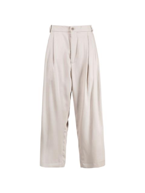 HED MAYNER pleated straight-leg trousers