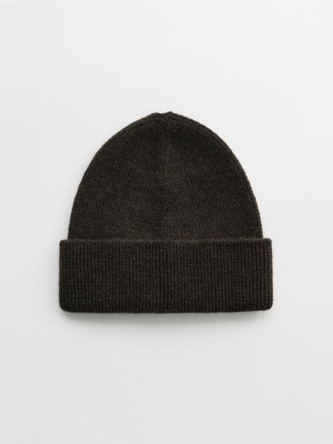 Our Legacy Knit Hat University Brown Rustic Merino