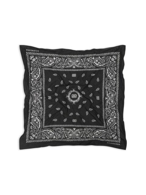 BALENCIAGA Women's Balenciaga Bandana Scarf  in Black