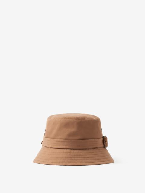 Burberry Cotton Gabardine Belted Bucket Hat