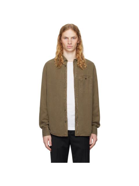 FILIPPA K Khaki Zachary Shirt
