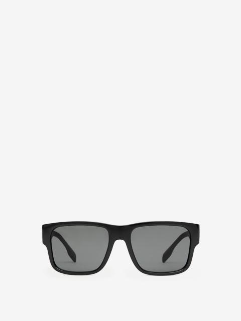 Logo Detail Square Frame Sunglasses