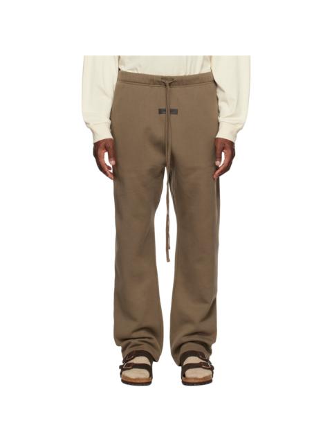 Brown Relaxed Lounge Pants