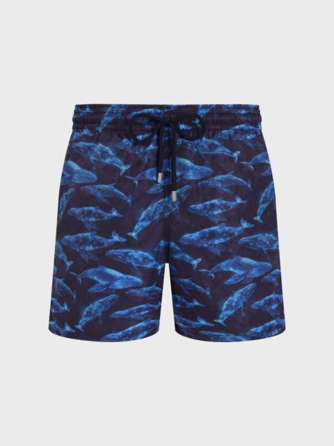 Vilebrequin MEN SWIM TRUNKS SPARKLING WHALES MONOGRAM JACQUARD