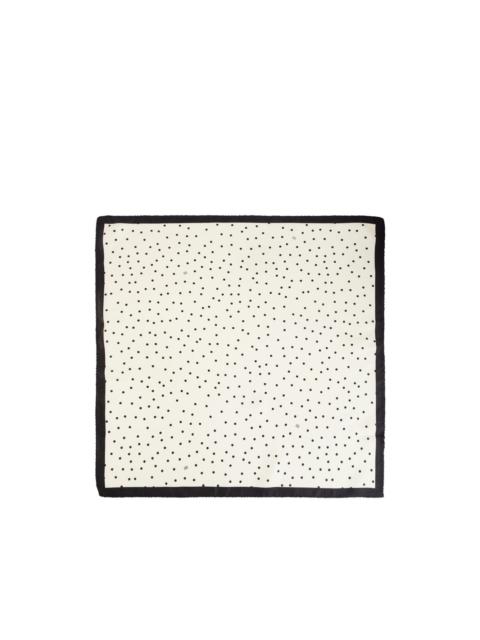 BY MALENE BIRGER Poula polka-dot border scarf