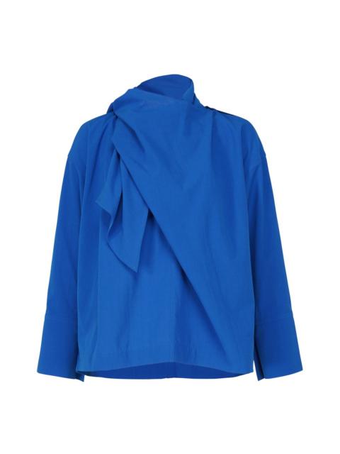 ISSEY MIYAKE COTTON VOILE SHIRT