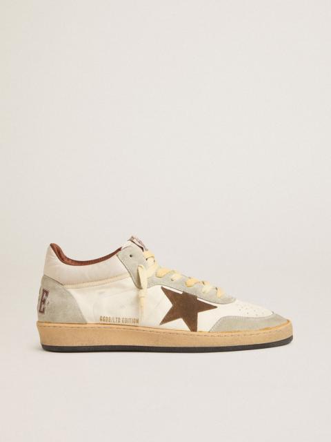 Ball Star LTD in nappa and nylon with suede star and inserts