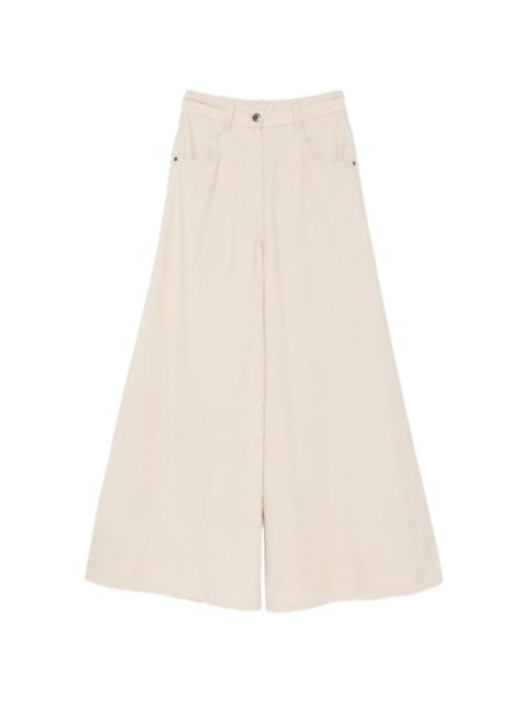 Brunello Cucinelli wide-leg corduroy trousers