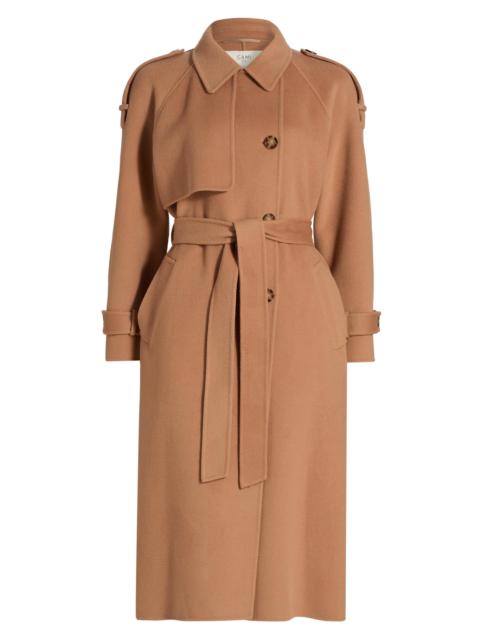 CAMI NYC Women's Yennifer Wool-Cashmere Belted Trench Coat - Maple