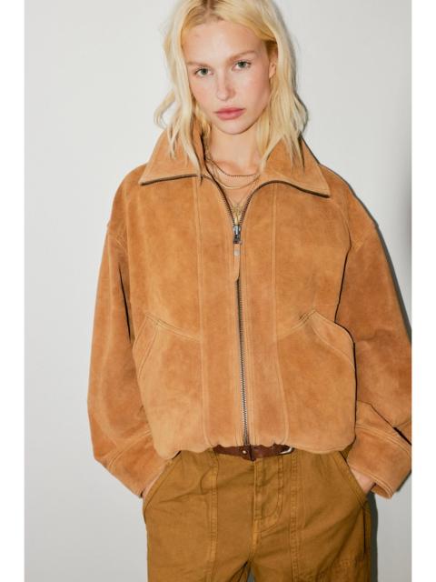 FREE PEOPLE We The Free Desert Moon Suede Jacket