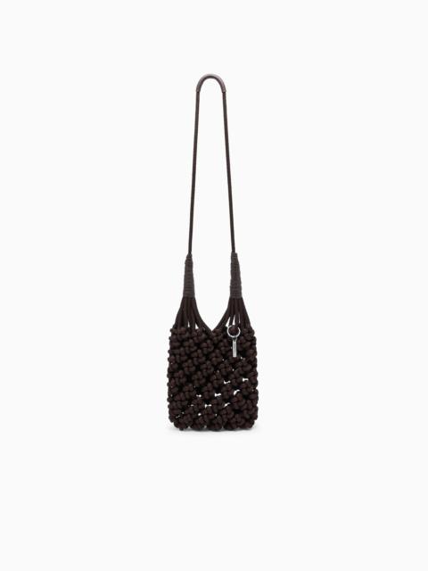 GIORGIO ARMANI CROSS BODY BAG IN CORD