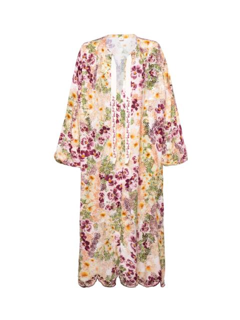 Agua by Agua Bendita Zircón Florecer Kaftan