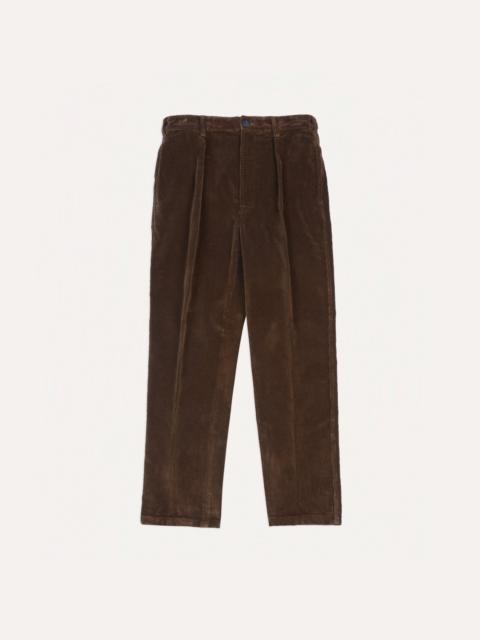 Drake's Russet Cotton Corduroy Games Trousers
