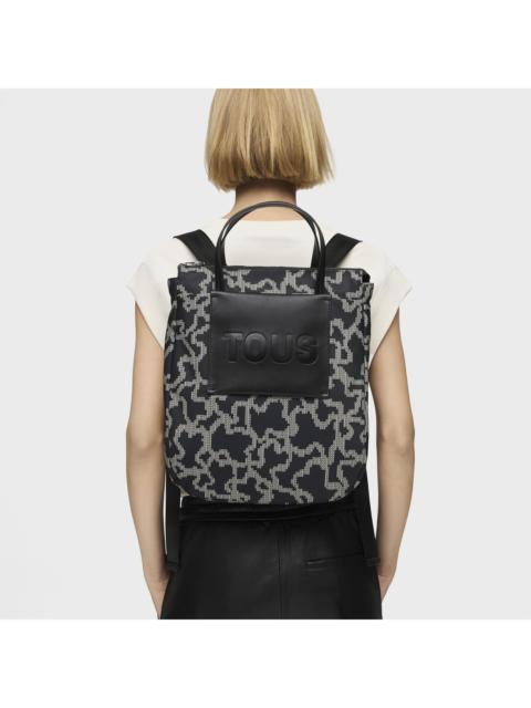 TOUS Black Backpack Kaos Pix Soft