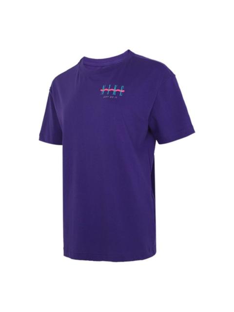 Nike (WMNS) Nike Nsw Tee Boy Vintage Sports Gym Training Breathable Short Sleeve Purple DD1480-547