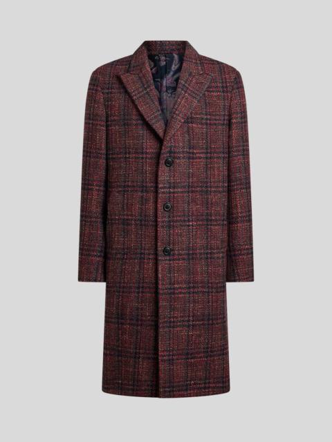 Etro WOOL AND CASHMERE COAT WITH CHECK MOTIF