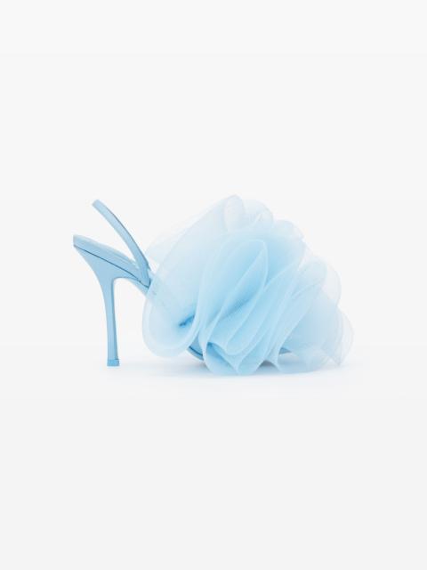 Alexander Wang POM 105 SLINGBACK IN MESH/SATIN