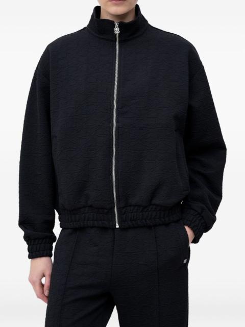 HUGO textured zip jacket
