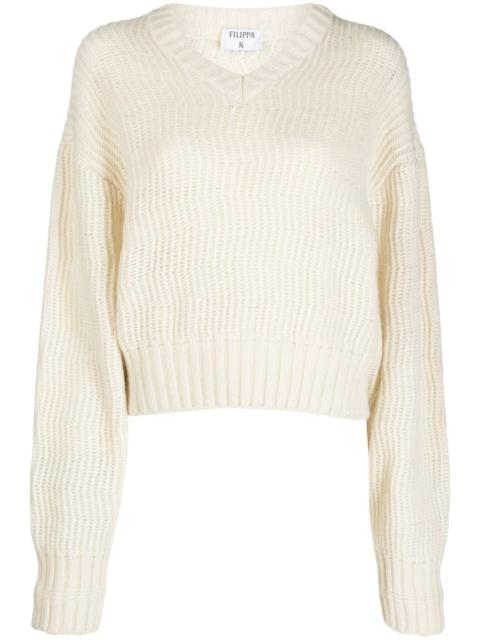 FILIPPA K drop-shoulder chunky-knit jumper