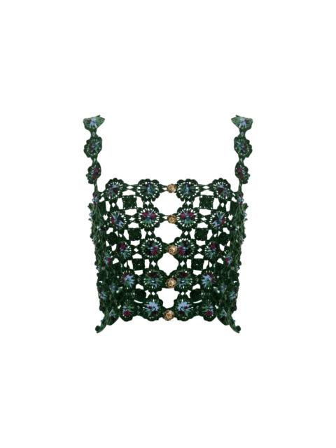 Agua by Agua Bendita Zilia Fortuna Cropped Top