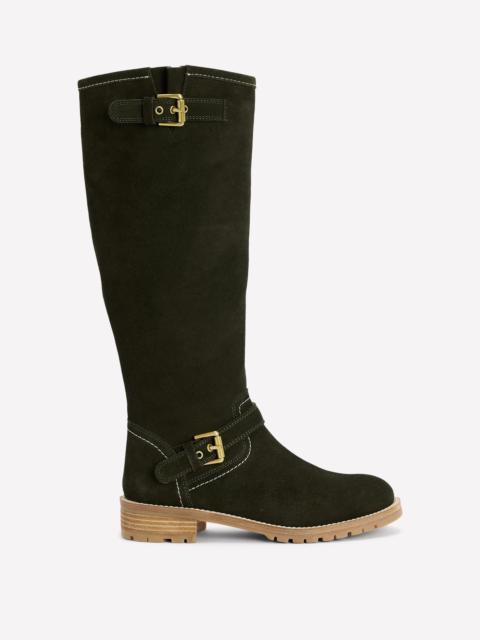 BODEN Buckle Knee High Boots-Woodland Green