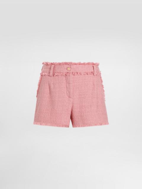 Dolce & Gabbana Raschel tweed shorts