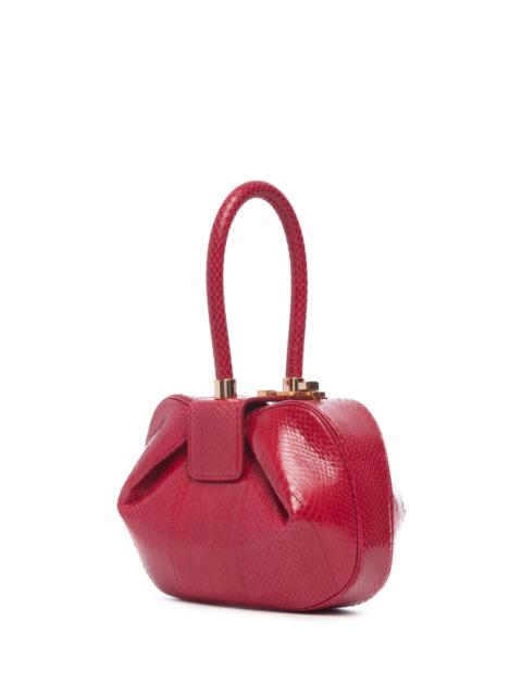 GABRIELA HEARST Nina Bag in Red Snakeskin