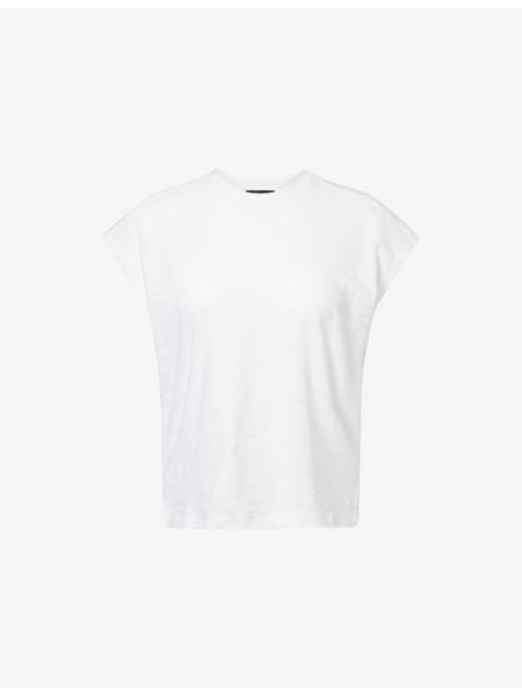 Theory Bind Boxy-Fit Cotton Top