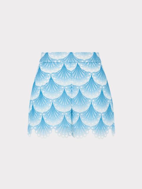 MILLY Bubble Wave Lace Shorts
