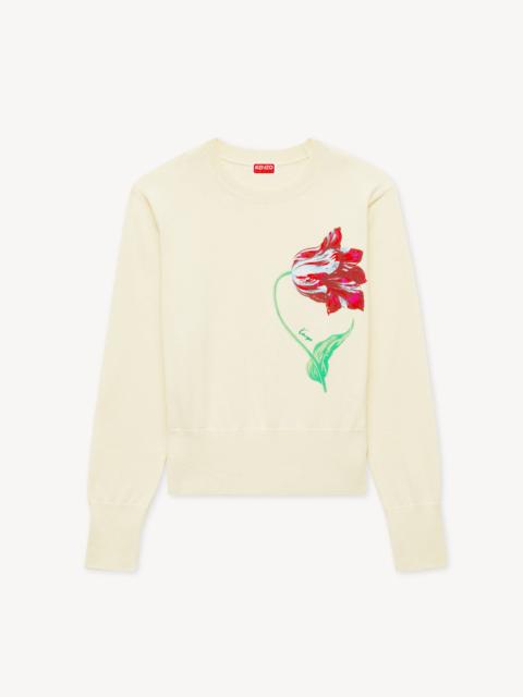 KENZO 'KENZO Tulip' jumper in cotton wool
