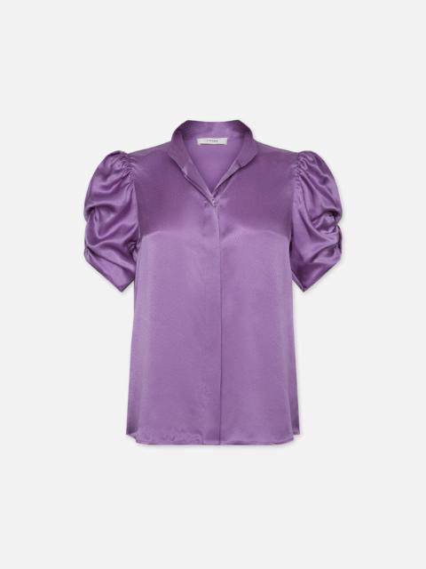 Puff Sleeve Blouse in Orchid