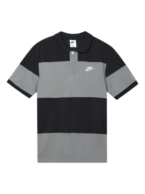 Nike Nike Sportswear Essential Polo Shirt 'Black Smoke Grey' DM6951-010