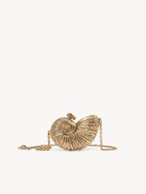 Chloé SEA TREASURES SHELL MINAUDIÈRE IN METAL