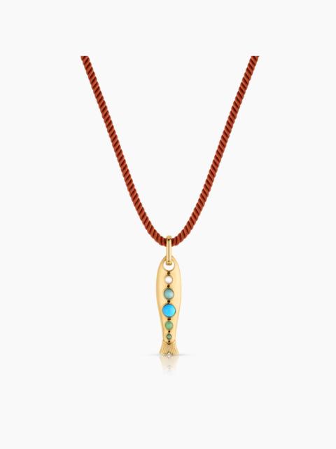 THATCH Amalfi Fish Silk Cord Necklace