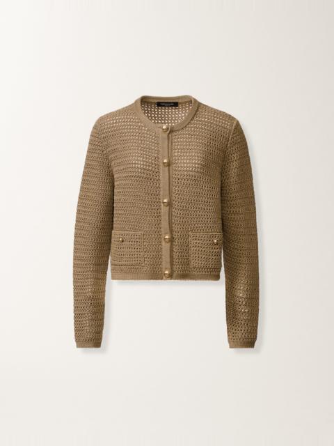 FABIANA FILIPPI Cotton ribbon cardigan