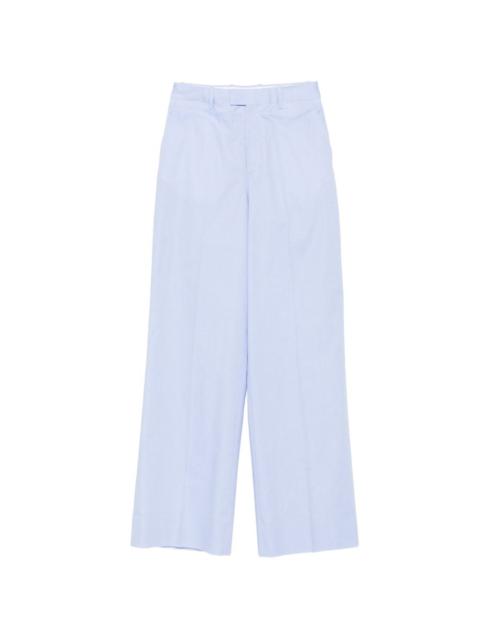 armarium pressed-crease wide-leg trousers