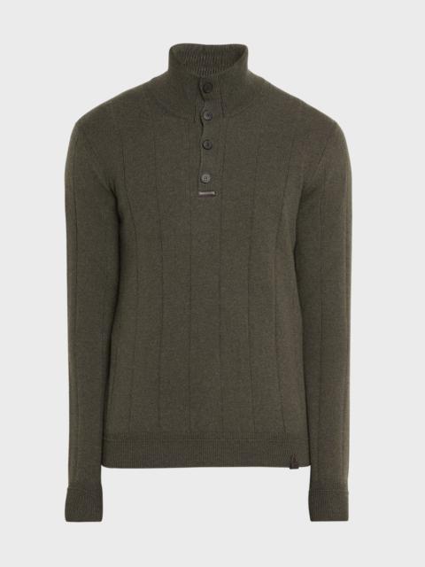 Men's Ribbed Wool Sweater