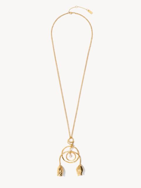 Chloé THE CHLOÉ TULIP PENDANT NECKLACE