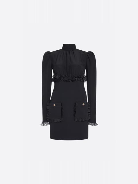 CADY MINI DRESS WITH RUFFLES