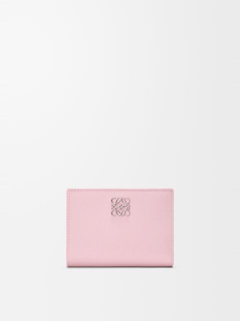 Loewe Anagram compact wallet in pebble grained calfskin