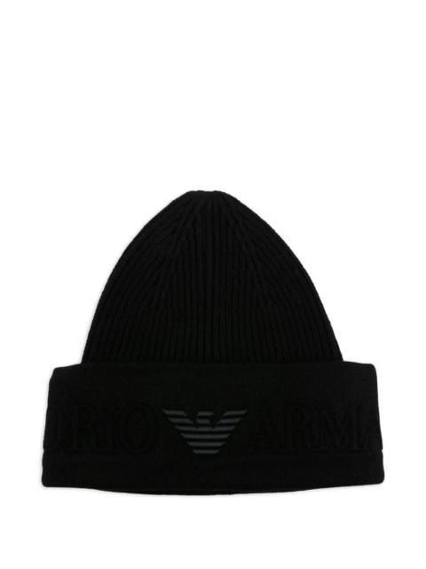 EMPORIO ARMANI Hat Wool 100% Virgin Wool