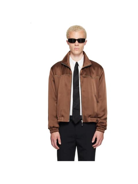 ERNEST W. BAKER SSENSE Exclusive Brown Western Track Jacket