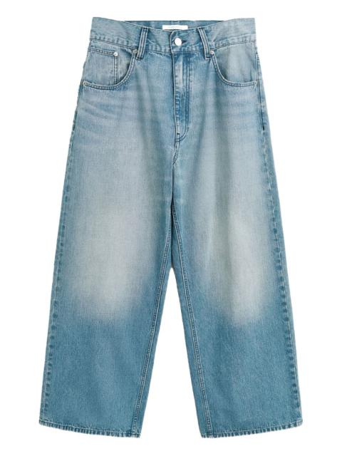 SUNFLOWER logo-patch jeans