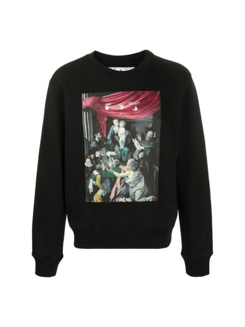 Off-White Caravaggio Painting long-sleeve sweatshirt