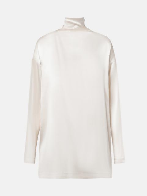 PHOEBE PHILO Liquid Knot silk-blend satin blouse
