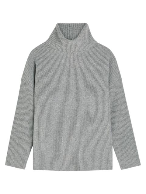 EILEEN FISHER Eileen Fisher Ribbed Roll-neck Wool and Cashmere-blend Jumper